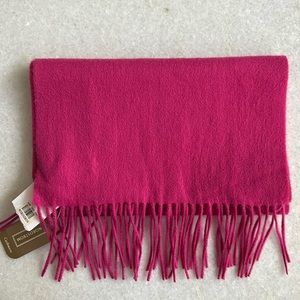 Hot Pink Cashmere Scarf